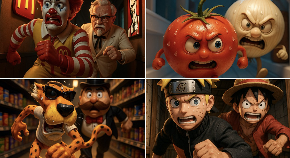 狭窄走廊里奔跑