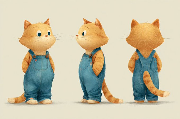 一个可爱的拟人化动物