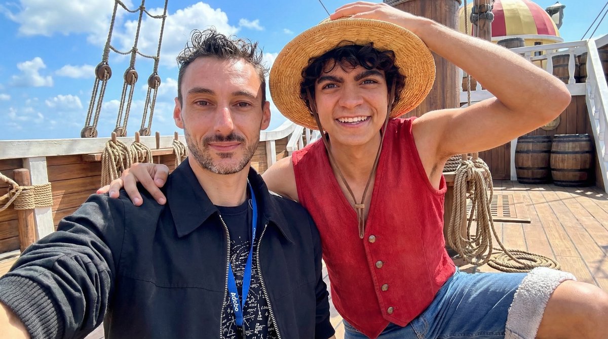 和路飞的一张超酷自拍