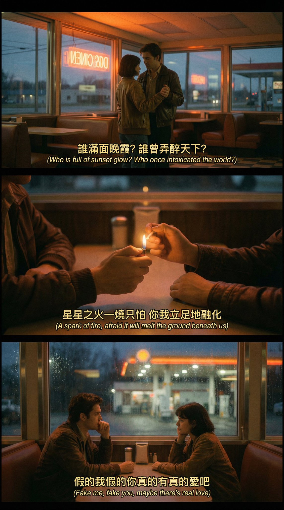 根据歌词生成电影般的图像